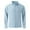 Blue, variant on GigrtiJin Men's Plus Size Button down Shirt Long Sleeved Lapel Solid Color Shirts Casual Comfy Loose Cardigan Top