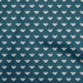 thumbnail image 1 of oneOone Cotton Poplin Twill Teal Blue Fabric Animal Quilting Supplies Print Sewing Fabric By The Yard 56 Inch Wide, 1 of 5