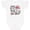 AA-White, variant on Inktastic Our First Mother's Day Pink Flowers Boys or Girls Baby Bodysuit