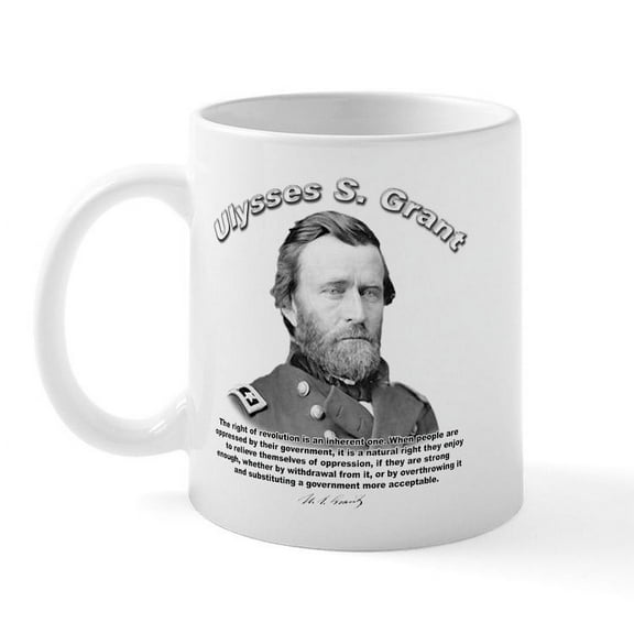 CafePress - Ulysses S. Grant 02 Mug - 11 oz Ceramic Mug - Novelty Coffee Tea Cup