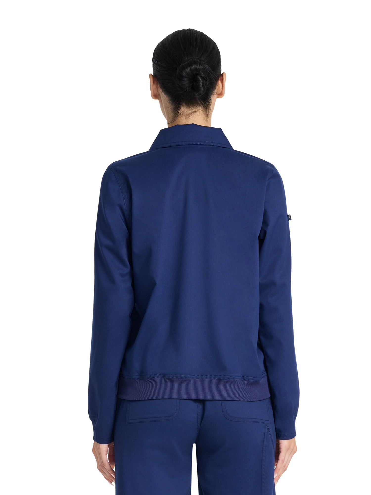 Genuine Dickies Women's Collared Zip Scrub Jacket