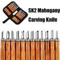 thumbnail image 1 of 8/12pcs/set Wood Handle Wood Carving Chisel Tools Set Cutter Wood Carving Knife Set Woodworking Engraving carving Hand Tool Kit, 1 of 5