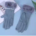 thumbnail image 1 of Women's Winter Warm Fleece Thick Windproof Touch Screen Cycling Gloves One Size, 1 of 6