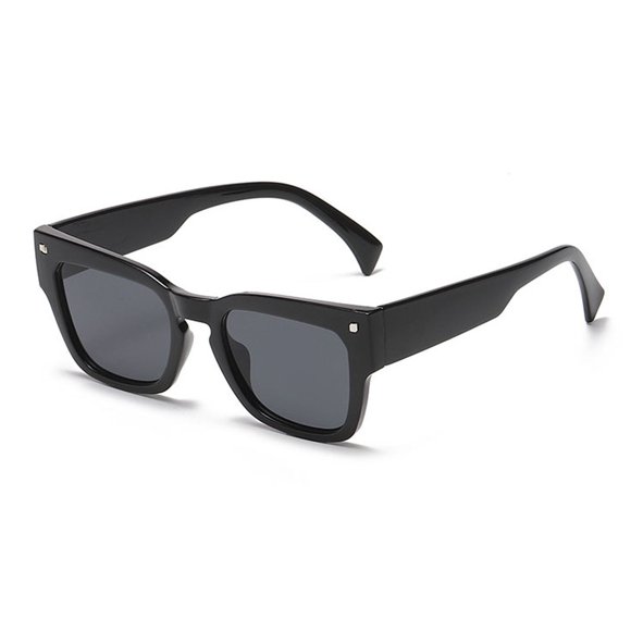 Women Men Retro Fashion Street Shot Glasses Unisex PC Frame Sunglasses sunglasses womens blue light glasses for woman Black