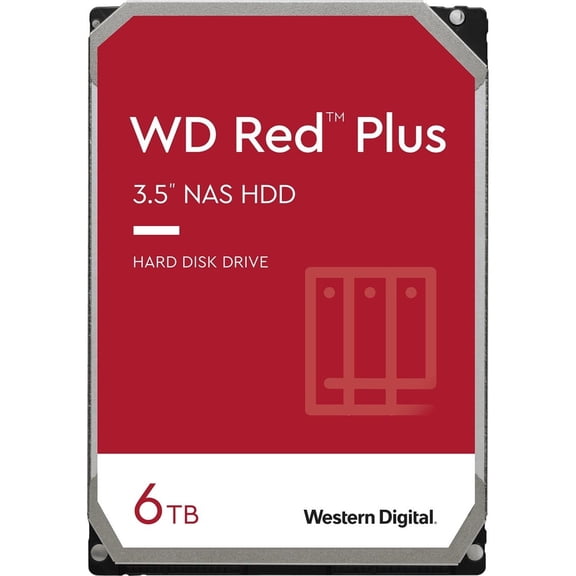 WD-IMSourcing Red WD60EFRX 6 TB Hard Drive, 3.5" Internal, SATA (SATA/600)