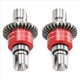 thumbnail image 1 of 2X Diferencial Delantero y Trasero con Engranaje de Disco de Acero 16420G para Coche RC 1/14 1/16, Accesorios Rojos., 1 of 5