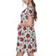 thumbnail image 2 of Disketp Insects para Vestido de Manga Corta para Mujeres, Vestidos de Verano para Mujeres, Casual y Holgado para la Playa, 2 of 6