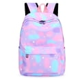 thumbnail image 2 of Ensemble de 3 Pcs Sac pour Ordinateur Grande Capacité Mode Femmes Nylon pour Cadeau (Rose), 2 of 9