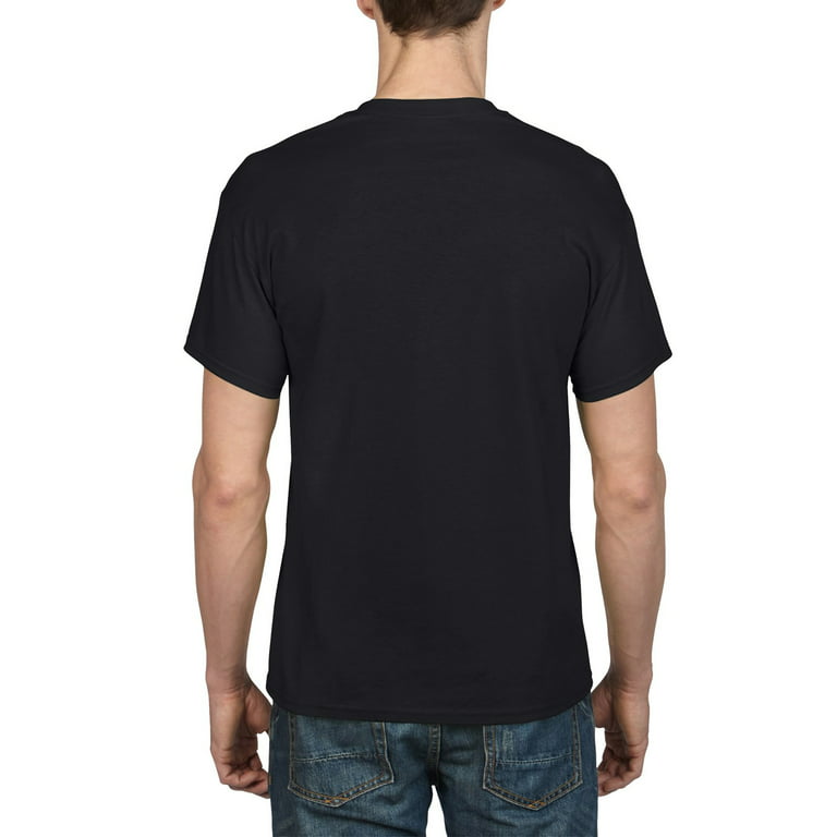 Gildan Adult Short Sleeve T-Shirt for - Black, XL, Soft Cotton, Classic Fit, 1-Pack Blank Tee - Walmart.com