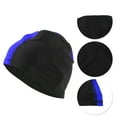 thumbnail image 3 of Unique Bargains 1 Pc Elasticity Swim Cap 5.91"x9.25" Blue Black, 3 of 6