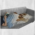 thumbnail image 6 of Funny Soft Flannel Fleece Throw Blanket, Cat and Dogs Domestic Home Pets Friends Hilarious Expressions Sky Clouds Collage, Cozy Plush for Indoor and Outdoor Use, 50" x 70", Multicolor, by Ambesonne, 6 of 6