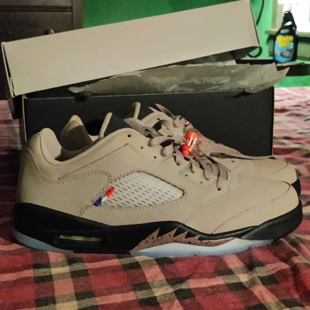 Ni - ke Air Jordan 5 Paris Saint-Germain Retro Low Paname Shoes | Brand New | Size 11 |