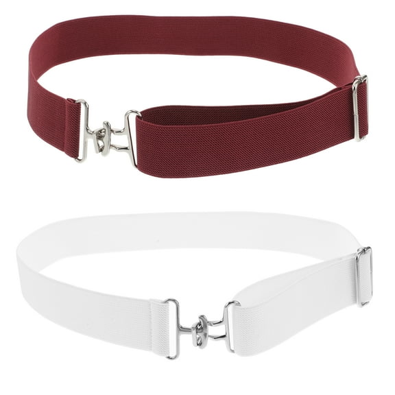 HOMEMAXS 2 Pcs Elastic Belt Strap Equestrian Belt Woman 100.00X4.50X0.50CM