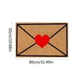 thumbnail image 2 of Valentines Day Doormat Heart Envelope Welcome Doormat Floor Mat, Entrance Door Rugs with Non Rubber Backing, Soft & Flexible for Front Door, Entrance, Bathroom, Kitchen & Living Room,50x80cm, 2 of 3