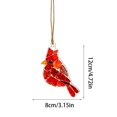 thumbnail image 2 of 5 Pcs, Stained Glass Window Hanging 4.5 Inch Bird Decor for Home Stained Glass Suncatcher Hanging Wall Decor Coastal Themed Hanging Ornaments for Window Living Room Bedroom Patio, 2 of 7