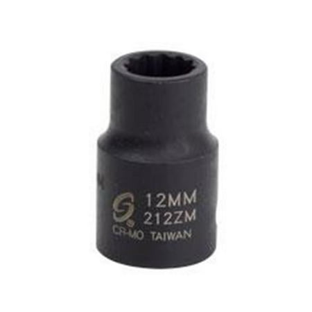 

0.5 in. Drive 11 mm. 12 Point Impact Socket
