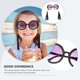 thumbnail image 4 of Gafas de sol redondas vintage con borlas únicas para cosplay y fotos, 4 of 8