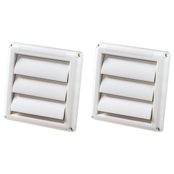 Deflect-O Deflecto Supurr-Vent Replacement Vent Hood 2 Pack (HS4W/18) KITDEFHS4W2PK