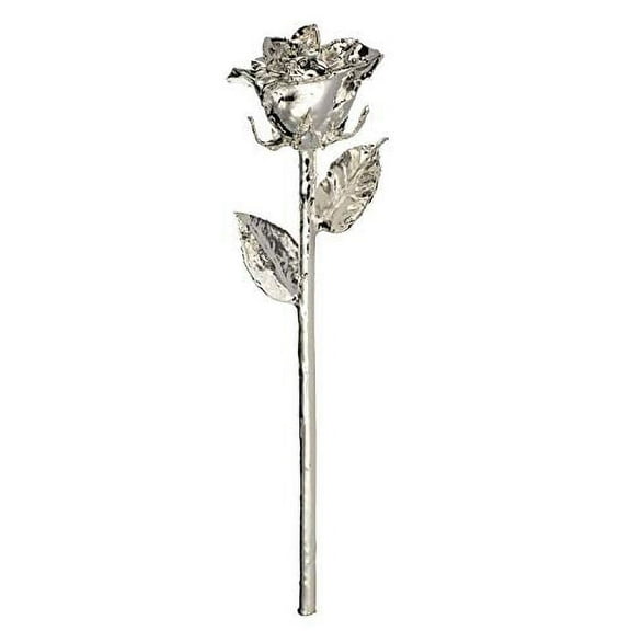 Forever Rose, a Genuine, One of a Kind, Real Rose, Hand Dipped in Pure Silver to Last a Lifetime