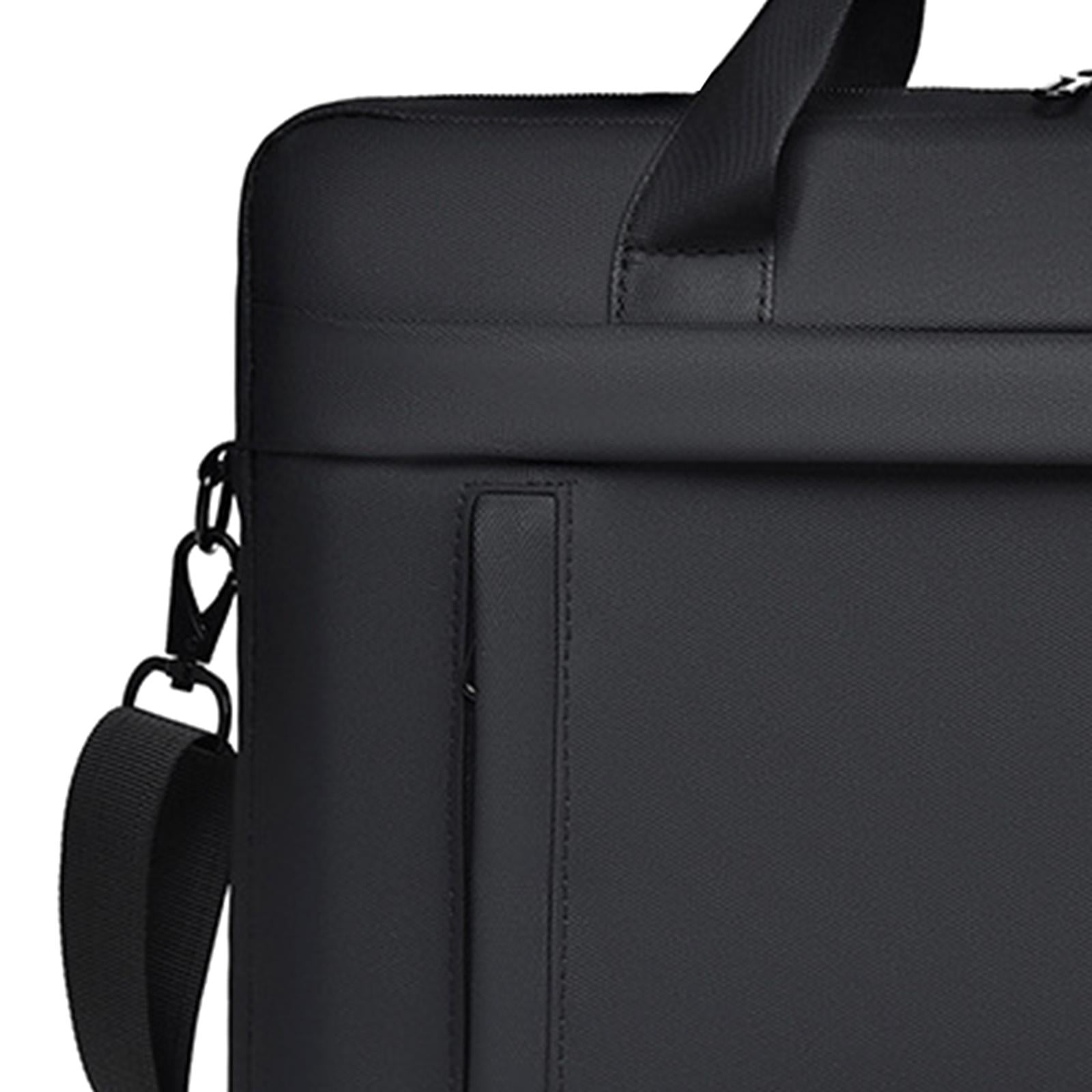 Laptop Briefcase Computer Shoulder Bag Water Resistant Oxford Cloth for Business Travel Office Work for Men Women