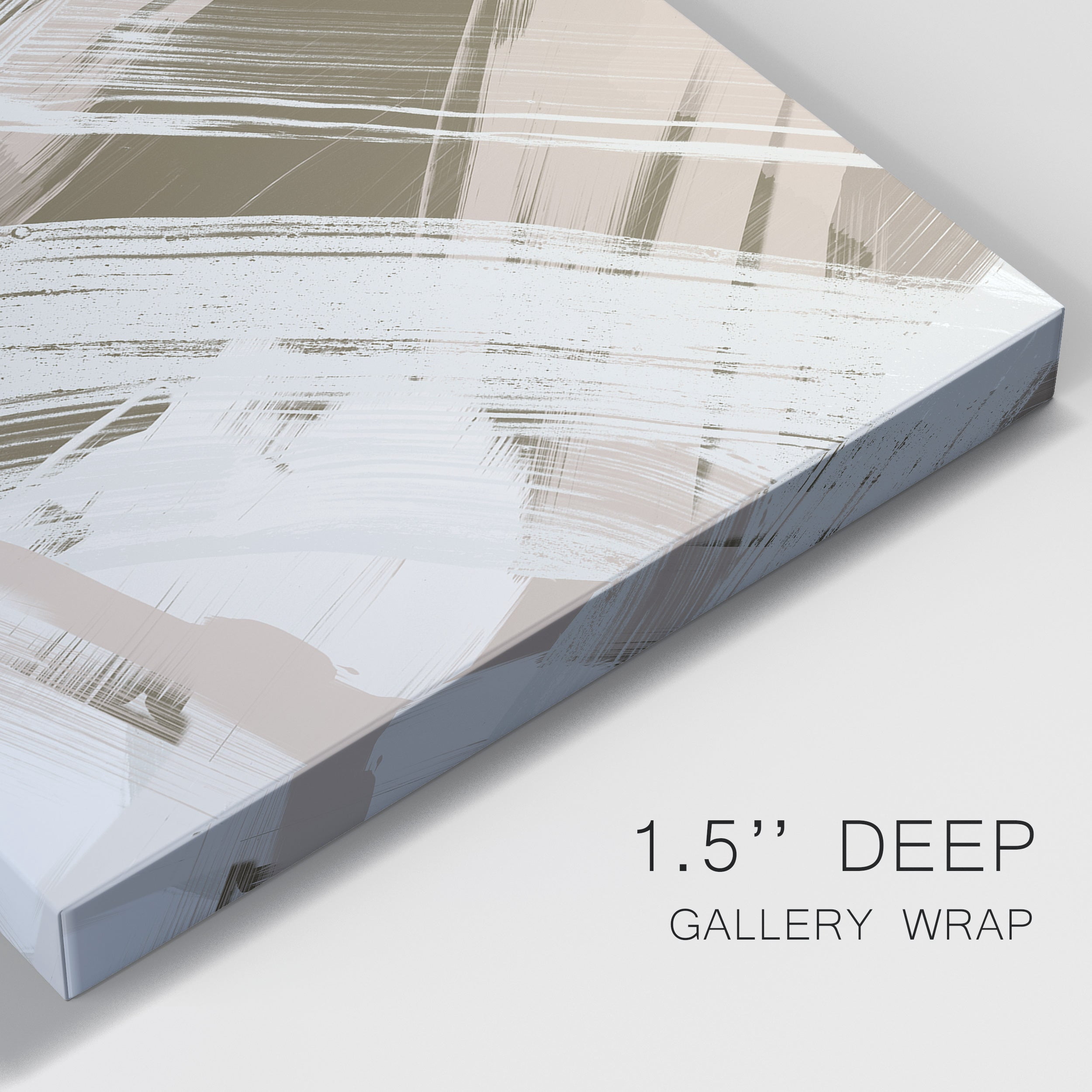 Earthtone Swipe I Premium Gallery Wrapped Canvas - Ready to Hang