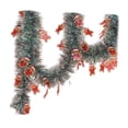thumbnail image 4 of Sharprepublic Christmas Tinsel Garland 5.9 ft Staircase Birthday Christmas Tree Decoration With Gingerbread Man, 4 of 8