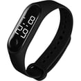 thumbnail image 1 of Reloj electrónico con pulsera LED personalizada, resistente al agua, para ocio, reloj electrónico de silicona que combina con todo (negro) (1 unidad) ER, 1 of 5