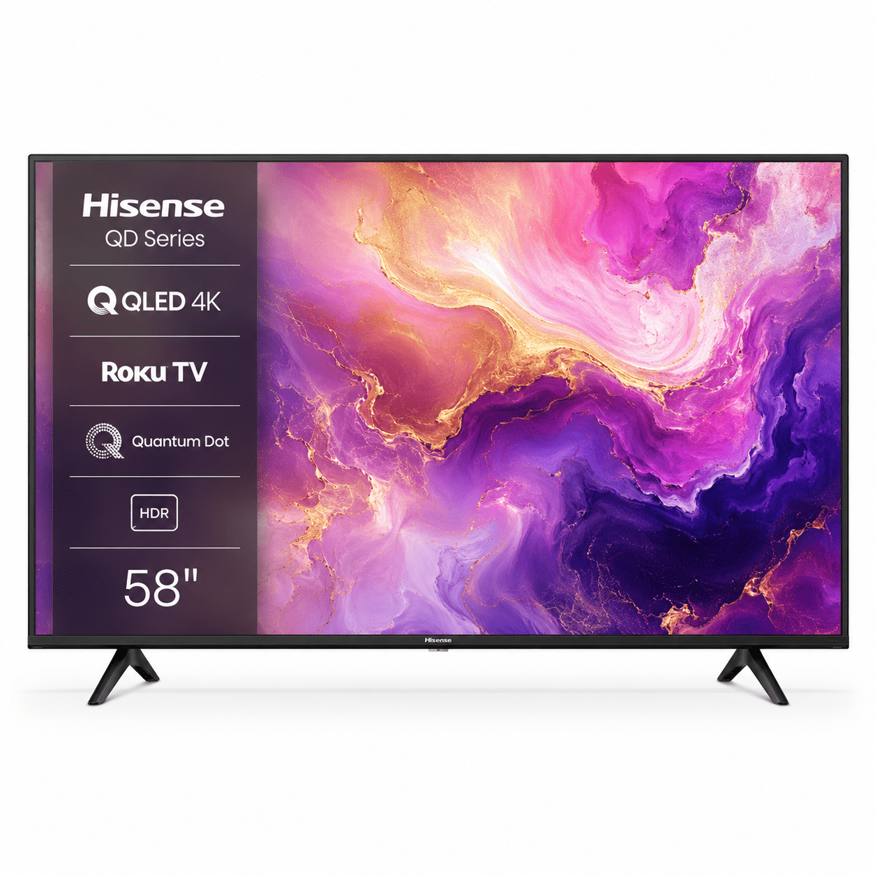 Pantalla Hisense 58QD50R QLED 4K Roku TV 58"