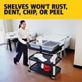 thumbnail image 2 of Utility Cart, Open Sided, Black, 2 of 13