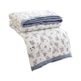 thumbnail image 2 of Btomtd Summer Cooling Blanket, Polyester Lightweight Comforter with Multi‑Floral Pattern, Breathable Summer Quilt for Bedroom, Office & Travel, 39" x 59" (Multicolor #04), 2 of 6