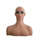 thumbnail image 1 of Cabeza de peluca femenina, soporte de exhibición de peluca de maniquí para joyería, gafas, postizos, 1 of 9