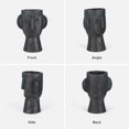 thumbnail image 6 of Joveco 14.6''H Face Planter Pot Indoor/Outdoor Decorative Flower Pot Concrete Planters with Drainage for Plants, Succulents, Flowers, and Cactus, 6 of 8