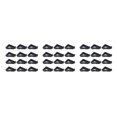 thumbnail image 4 of Ruiboury 12piece Lightweight And Portable Pot Toes For Indoor And Outdoor Durable Rotting Small black 3Set, 4 of 6