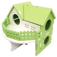 thumbnail image 1 of kurtrusly Odorless And Non-deforming Exquisite Craft Small Pet House Round Edge Smooth Line House Small Pet Green, 1 of 1