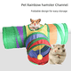 thumbnail image 3 of Nido para hámster con forma de canal Little Pet, nido para ardillas perforando, túnel divertido con forma de leopardo y arcoíris, 3 of 5