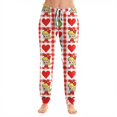 thumbnail image 4 of Women Christmas Print Lounge Pants Drawstring Soft Sleepwear Holiday Pajama Bottoms Comfy Homewear Trousers for Family Gatherings, 4 of 6
