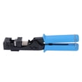 thumbnail image 1 of Herramienta De Engarzado RJ45, Base Ajustable De Alta Eficiencia, Herramienta De Terminación De Velocidad En ángulo De 90, Fácil De Usar Para Everest Media UTP Cat5e, 1 of 7