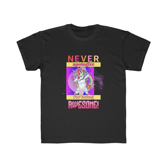 DRD Graphic Tee "Awesome Unicorn"regular fit luxuriously soft feel