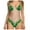 Green, variant on Lovskoo 2024 One Piece Swimsuit for Women Novelty Chest Print Bathing Suit Swim Beachwear Graphic Swimwear Brown 2XL