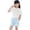 Light Gray, variant on DGMIOCS Girls Clothing Set Summer Casual Training Suit for Daily Play and Outdoor Activities for Girls 10-16 Loose Fit Top and Skirt Pants Sky Blue 12-13 Years