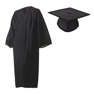 graduation dress for doctorate Deluxe Black PhD Regalia main image 1