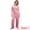 Pink, variant on 2Pcs Women's Stylish AK Velour Tracksuit Set XS Forest Green