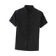 thumbnail image 3 of Camisa de kung fu Fernando traje Tang para hombre manga corta Negro 119 cm, 3 of 8