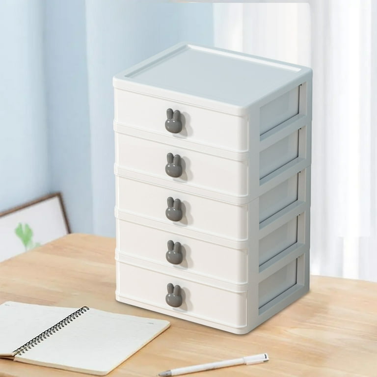 Dvruxg Mini Plastic Drawer Organizer Plastic Storage Drawers