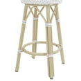 thumbnail image 3 of Afuera Living Tabouret de Bar de Patio en Aluminium 26 Pouces Blanc (Ensemble de 2), 3 of 5