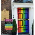 thumbnail image 4 of Gay Pride Garden Flag 12x18 Inch for in This House We Believe Science Is Real Black Lives Matter Double Sided Vertical Burlap Flag for Outdoor Decorations, 4 of 6