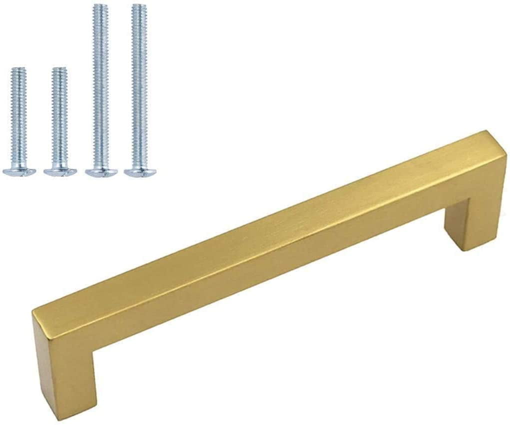 Zoizocp 5 Inch Handles Brushed Brass Kitchen Pulls 35