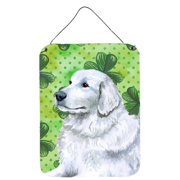 Maremma Sheepdog St Patricks Wall or Door Hanging Prints Green