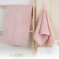 thumbnail image 6 of BGZLEU 2Pcs Microfiber Bath Towels, Ultra Soft, Super Absorbent and Fast Drying, No Fading Bathroom Towel Set for Sport, Travel, Fitness, SPA and Yoga (Coral Fleece - Pink, 30in x 14in), 6 of 8