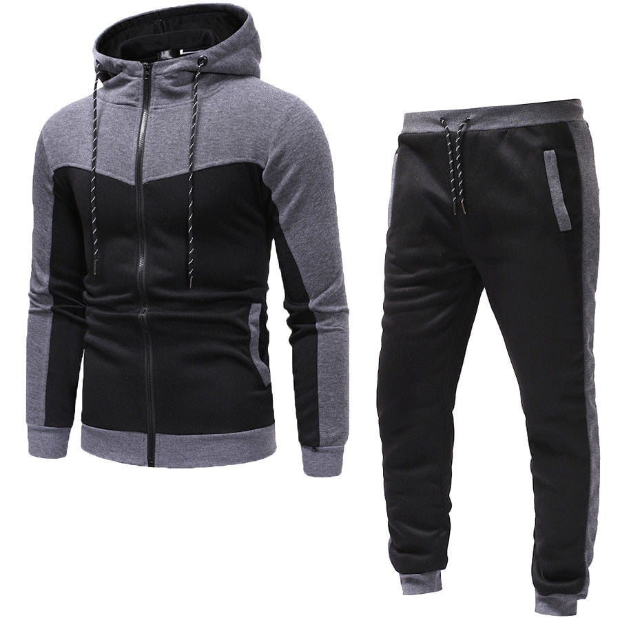 mens tracksuit with zip pockets